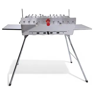 Grillpeter Mangal Edelstahl 2 mm Schaschlickgrill Set + 11 Spieße