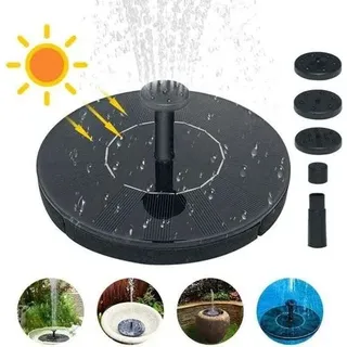 Solarbetriebener Schwimmbrunnen, 1,5-w-solarwasserpumpe Für Springbrunnen, Vogeltränken, Kleine Teiche, Aquarien... - Rwjardin / Zierteiche / Springbrunnen Für Zierteiche