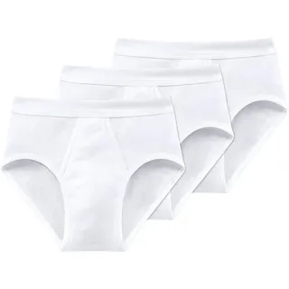 SCHIESSER Slip "Original Classics" (3er-Pack) mit Eingriff weiß 9