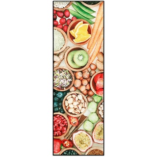 levelone Küchenläufer  Honolulu , mehrfarbig , Synthetische Fasern , Maße (cm): B: 50 H: 0,4
