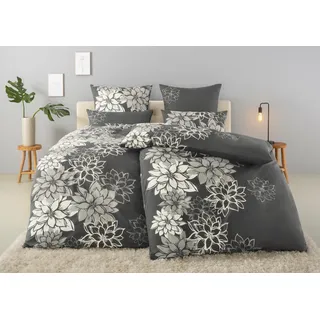 OTTO home Susan Blumen Grau 155 x 220 cm + 40 x 80 cm