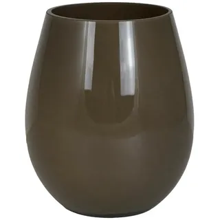 Kaheku Dekovase Kaheku, Vase Kübel Sanyo bauchig schlamm, Ø 22 cm Höhe 26 cm, 42066844 (1 St)