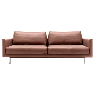 creation by rolf benz Couch Leder 4-Sitzer Braun