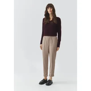 TATUUM Strickhose Damen-Zigarettenhose Aus Stoff - Sumko 1 beige 38