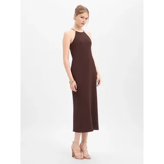 Marie Lund Abendkleid Braun 34