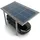 Solar-Carport 80 95 2 72 m Edelstahl-Look