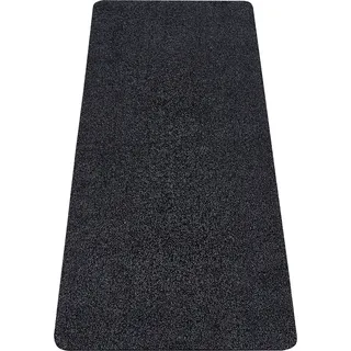 Fußmatte ANDIAMO "Super Cotton" Teppiche Gr. B/L: 80 cm x 120 cm, 10 mm, 1 St., grau (anthrazit) Schmutzfangläufer Schmutzfangmatte, meliert, rutschhemmend, waschbar