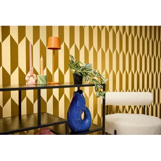 A.S. Création Vliestapete Grafik 3D-Effekt 10,05 m x 0,53 m 0 g Gold