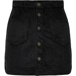 Only Cordrock Damen Schwarz M