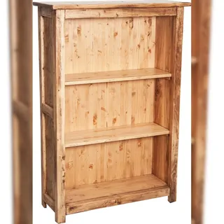 BISCOTTINI INTERNATIONAL ART TRADING BISCOTTINI Kleines landhaus bücherregal aus massivem lindenholz mit natürlicher oberfläche l68xpr25xh98 cm. made in italy 25x68x98 cm