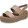 Herren Brooklyn Low Wedge Sandalen Latte/Mushroom 34/35 EU