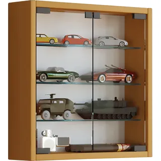 VCM Hängevitrine Mandosa S 40 x 40 x 10 cm Holzfarben