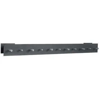 SZ METALL Wandgarderobe 50124 Silber