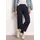 7/8 Wide Leg Hose im Loose Fit Blau 40