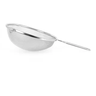 TECHNICA Küchensieb mit Griffen aus Edelstahl | Haushaltssieb Ø 240 mm mit Haken Feines Metallsieb zum Sieben Robustes Mehlsieb für Backen & Kochen Sieb mit griff Abseihsieb