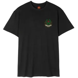 Santa Cruz T-Shirt T-Shirt Santa Cruz Dressen Rose Cross schwarz M (48/50)