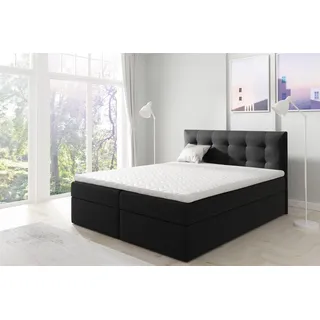 Fun Möbel OVIEDO 180 x 220 cm Schwarz
