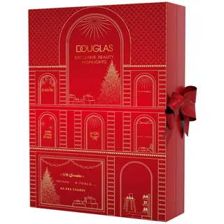 DOUGLAS Adventskalender 2024 Beauty -CLASSIC EDITION- Frauen + Mädchen Kosmetik Advent Kalender, 24 Kosmetik Geschenke Wert 350 €, Pflege Frau, Adventkalender Damen