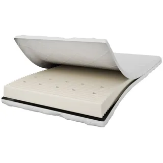 Babymatratze Babymatratze, Kaltschaum 9 cm, Belüftungslöcher, abnehmbarer Bezug, WEELOV, 10 cm hoch 60 cm x 120 cm x 10 cm