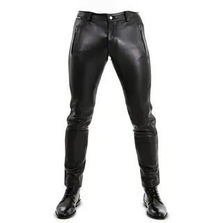 BOCKLE Lederhose Bockle® Dangerous Herrne Lederhose Biker Lederjeans 31