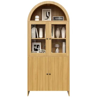 Okwish Sideboard 78 x 176 x 40 cm Beige