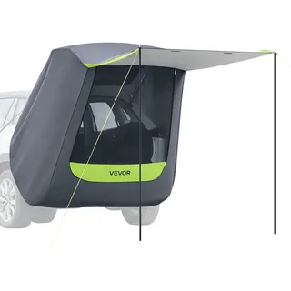 Vevor Heckklappenzelt Autozelt 1,5 x 1,5 m Schwarz