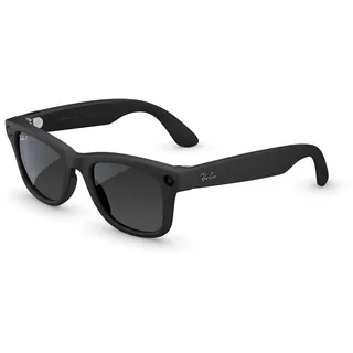 Meta Ray-Ban Meta Wayfarer (Gen 2) mit AI, Foto- und Videoaufnahme, längere Akkulaufzeit – Schwarz matt, Gläser: Grafitgrau Farbverlauf (polarisiert)