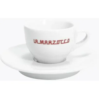 La Marzocco linea Espressotasse Rot mit Untertasse