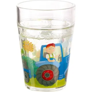 HABA Glitzerbecher Traktor 0,15 l Beige