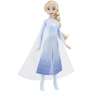 Disney Die Eiskönigin 2 Schimmerglanz ELSA Modepuppe, Rock, Schuhe und Lange Blonde Haare, für Kinder ab 3 Jahren