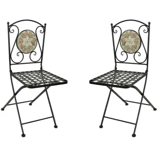 Hti-Living HTI-Line Gartenstuhl 37 x 35 x 88 cm braun 2 St.