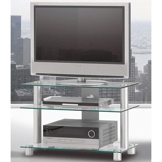 TV-Rack JUST BY SPECTRAL "just-racks TV-8553" Sideboards Gr. B/H/T: 85 cm x 53,2 cm x 40 cm, farblos (klarglas) TV-Racks