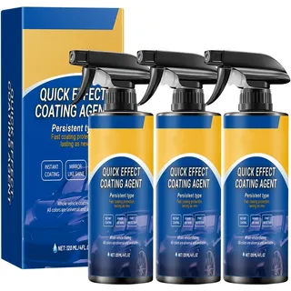 Byffoer Quick Effect Coating Agent for Car,Spray Coating Agent 3 in 1 Hochschutz-Auto-Beschichtungsspray,Schnellwirkungs-Beschichtungsmittel Repariert Kratzer und Abnutzungserscheinungen Schnell