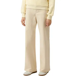s.Oliver Suri High Rise Wide Fit Beige 38/32