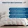 DormiGood Premium Daunendecke 220x240 cm Sommerdecke 100 Daunen Bettdecke