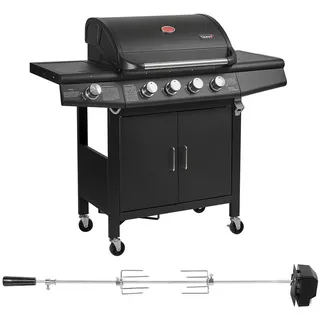 TAINO RED Gasgrill 4+1 mit Drehspieß