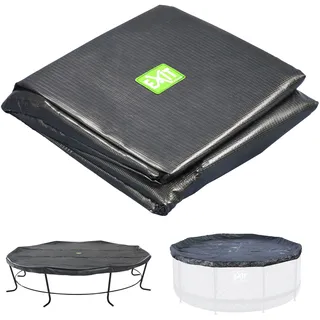 Pool-Abdeckplane EXIT, schwarz, B:366cm L:366cm, Polyvinylchlorid (PVC), Planen, für Pool oder Trampolin Ø 360-370 cm