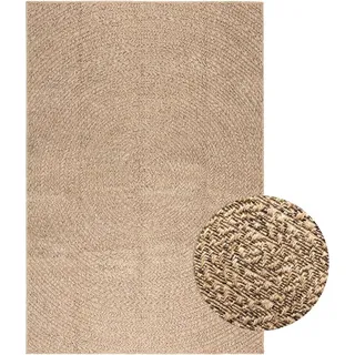 Teppich 140x200 Cm Jute-optik Innen Und Außen