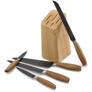 Echtwerk Messerblock 6-tlg. Schwarz