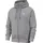 Kapuzenjacke dark grey heather/white L