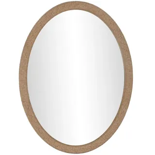 Home ESPRIT Wandspiegel Natur Seil Holz MDF Bali 60 x 4 x 80 cm