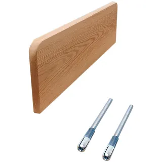 PQPQLI Wandregal Mit Abgerundeten Ecken Eiche Wandboard Schweberegal Für Bücher Starke Tragfähigkeit Projektor Regal Regal Vitrine, Pflanzentopfhalter, Organizer(60 * 20cm)