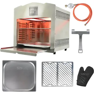 Matrix 880 Grad XL GrillBox Oberhitzegrill Beef Maker Gasgrill Edelstahl Steak