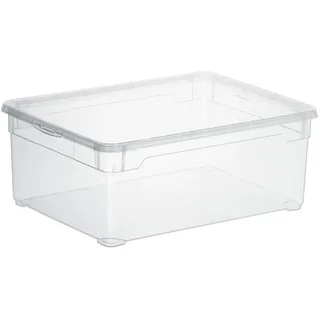 Rotho Aufbewahrungsbox Clearbox Men Shoe 26 x 36 x 14 cm 6-tlg. transparent