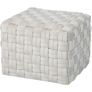 Svita Poppy Hocker Sitzpouf Samt Beige