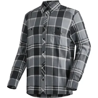 Maier Sports Predeal 2.0 M Flanellhemd Grey Check 54