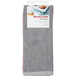 KitchenAid 2er-Set: Geschirrtücher in Grau - (L)71 x (B)44 cm