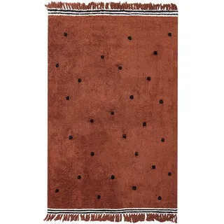 Beliani Laza Kinderteppich 140 x 200 cm Braun