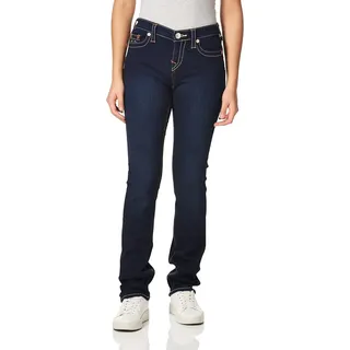True Religion Damen Jeans Billie Midrise Straight Big T Jeans - 25