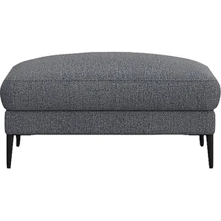 FLEXLUX Pouf Belle Polsterhocker, Sitzhocker, Skandinavisches Design, In hochwertiger Verarbeitung blau